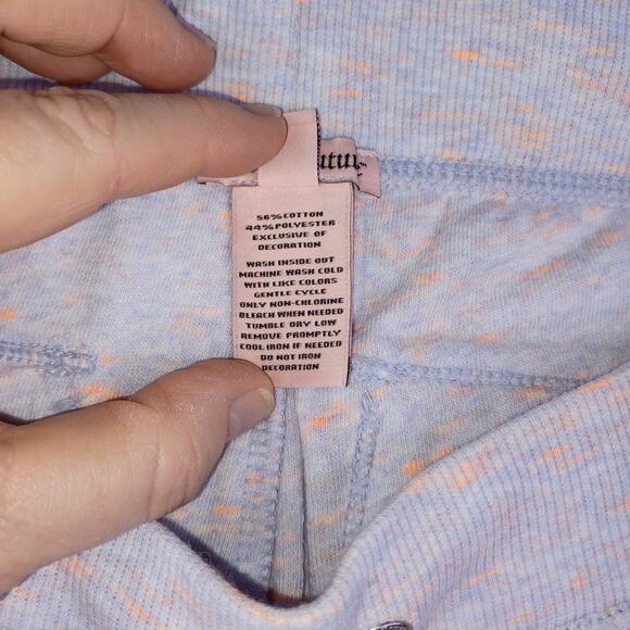 Juicy Couture Women Small Terry Cropped Pants Crown Logo Y2K Paris Hilton Retro - Picture 11 of 11